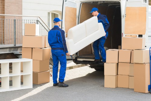 Morden Storage team applying safety procedures in the warehouse