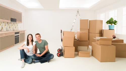 Moving team handling a commercial office relocation in Morden