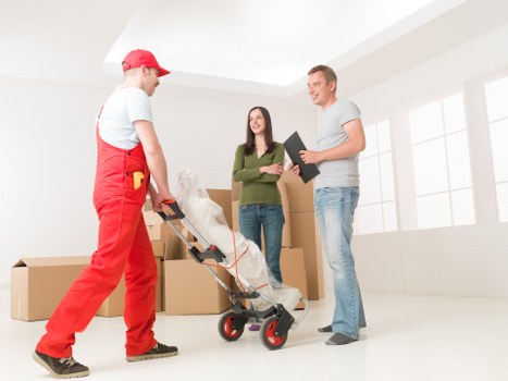 Secure mobile storage container for household items in Morden